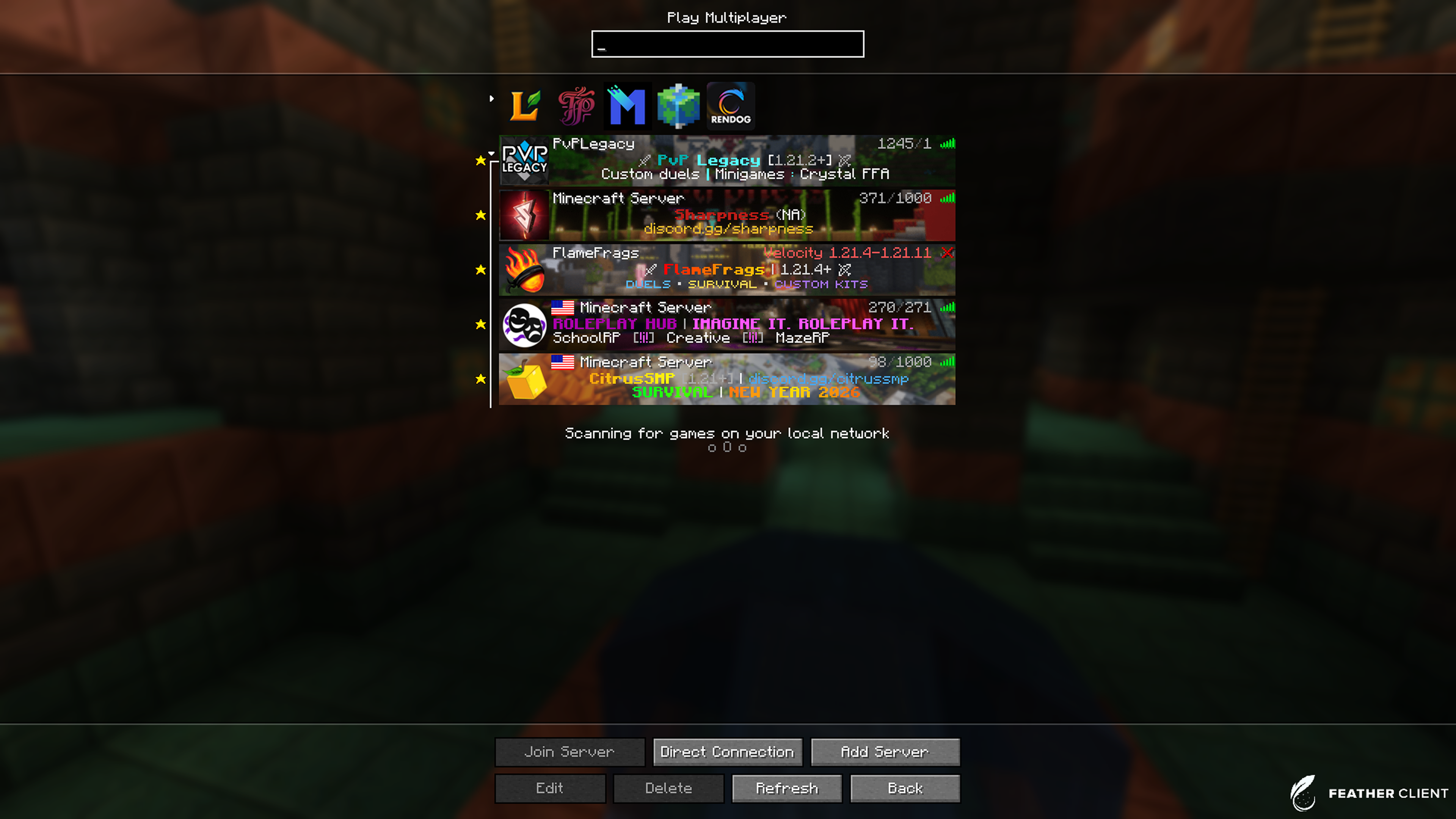 제휴를 맺는 서버는 ⭐ 표시가 게임 내에 표시돼요!